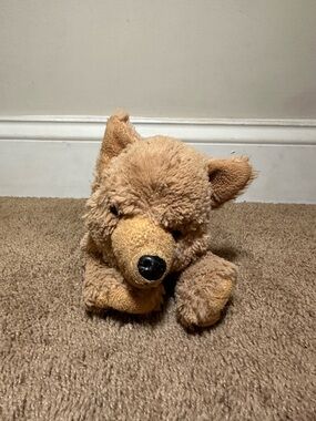 E&J Classic Plush Vintage German Shepherd Laying Down Floppy Stuffed Dog Rare 12